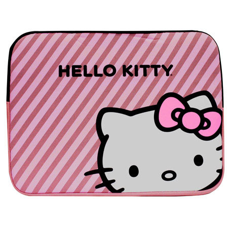 Hello Kitty 13.3 inch Neoprene Sleeve - Striped