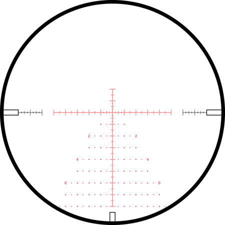 Hawke Sport Optics 5-25x50 Frontier SF Riflescope, Illum Mil Pro Ret, 1" Tube