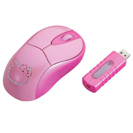 Hello Kitty KT4092 Wireless Mouse with RF Receiver