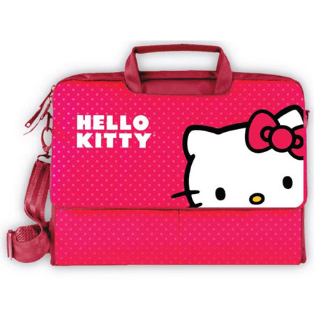 Hello Kitty KT4335R 15.4 inch Padded Laptop Case, Red