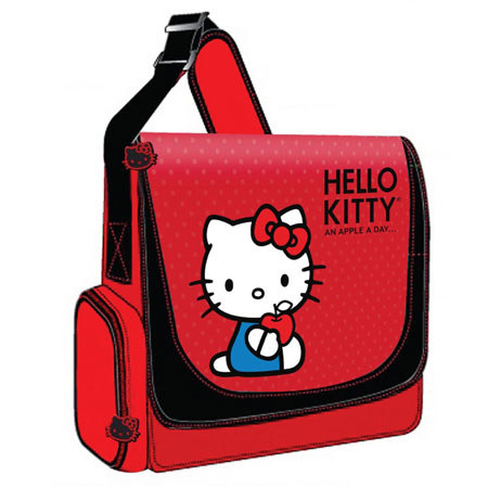 Hello Kitty KT4339RV Vertical 12in Laptop Case, Red