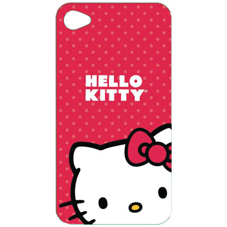 Hello Kitty KT4488R4 Wrap for Apple iPhone 4, Red