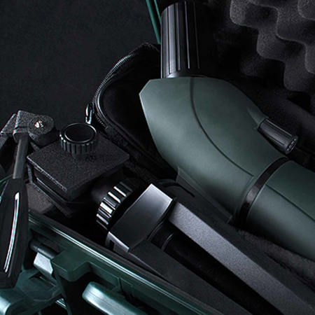 Hawke Sport Optics 20-60x60 Vantage Series Angled View Water Proof Spotting Scope, Green