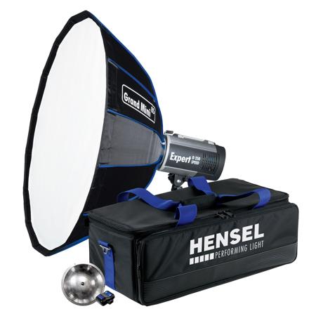 Hensel Expert D 250 Speed Monolight with Grand Mini 85 Softbox, Strobe Wizard Plus Radio Transmitter and Softbag