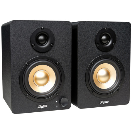 Headliner HD3 3.5" Multimedia Reference Monitor Speaker, Black, Pair