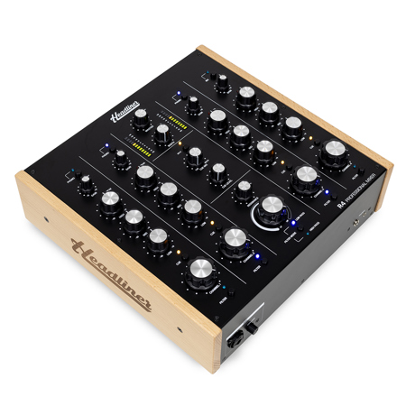 Headliner R4 4-Channel Analog Rotary DJ Mixer with Built-In