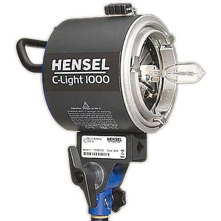 Hensel C-Light 2000 Kit w/Two Quartz 650 Watt Halogens, Umbrellas and Stands