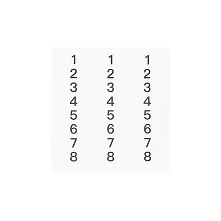 Hollyland HL-NS01 Number Stickers for Wireless Tally System