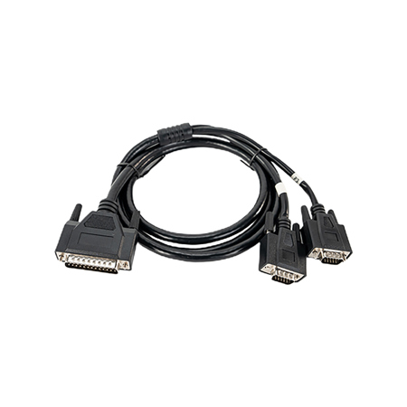 Hollyland 4.9' DB25 Male to Dual DB15 Male Tally Cable for Wireless Tally System