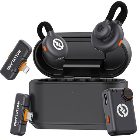 Hollyland LARK M2S 2-Person Wireless Ultimate Combo Version Lavalier Microphone System