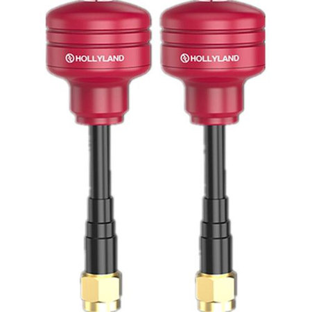 Hollyland Lollipop Antenna for Mars 300/300 PRO/400/400S/400S PRO, Red, 2-Pack