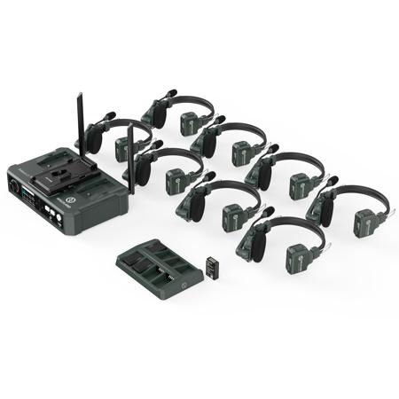 Hollyland Solidcom C1 Full-Duplex Wireless Intercom System with 8 Headsets & HUB
