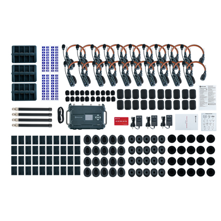 Hollyland Solidcom C1 Pro 20S 20-P System with Roaming Hub, 20x Headsets,V-Mount