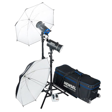 Hensel Schones Licht Kit, Includes 2x Integra Mini 300 Light & 2x Aluminum Stand