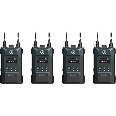 Hollyland Solidcom M1 Full-Duplex Wireless Intercom Solution with 4x Beltpack Tx