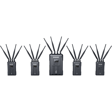 Hollyland Syscom 421S 1800' SDI/HDMI Wireless Audio & Video Transmission System with 4x Transmitter and 1x Receiver