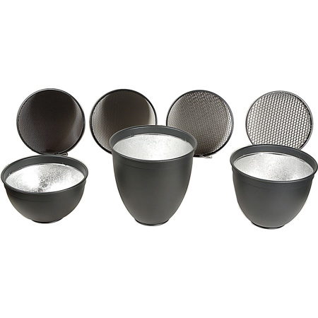 Hensel 9" Honeycomb Grid and Reflector Set