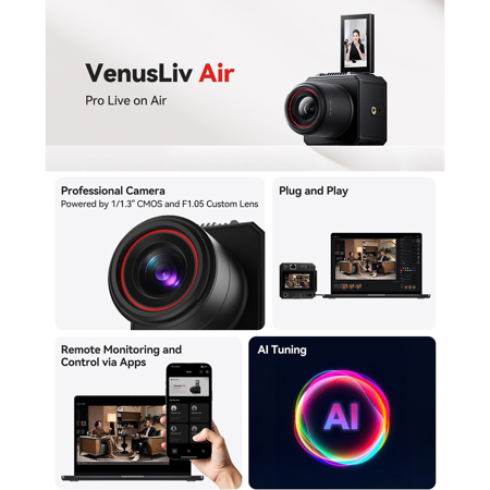Hollyland VenusLiv Air Wireless Livestream Camera 191460008900