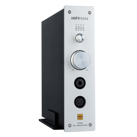 HiFiMan EF500 Desktop Balanced DAC and Headphone Amplifier with Streaming Support, Gray/Silver