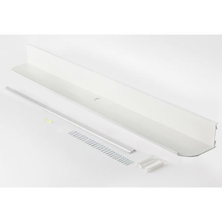 Hangman 32" No Stud Sound Bar Radius Ends, White