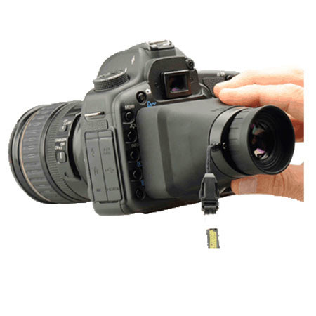 Hoodman Compact HoodLoupe Optical Viewfinder for 3.2" LCD Displays