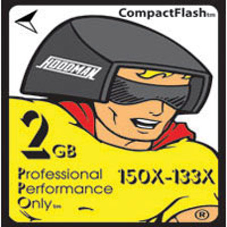 Hoodman Pro 2 GB, 150x - 133x High Speed Compact Flash Memory Card #HCF2GB