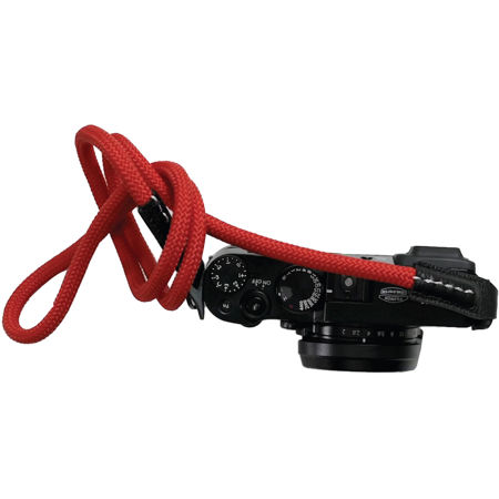 Hoodman 9mm Climbing Rope Neckstrap for Camera with Lens Up to 5 Lbs, Black