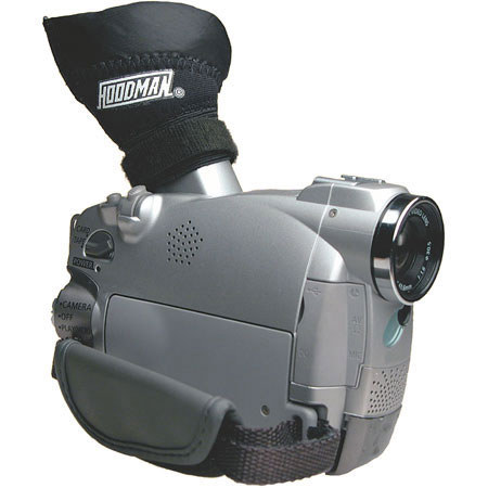 Hoodman Hoodfinder Junior Telescope Viewfinder Hood for Eye Pieces Less than 2" in Diameter.