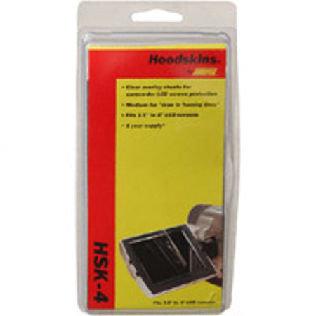 Hoodman Hoodskins, 3.5" to 4" Clear Overlay's to Protect LCD Screens #HSK4