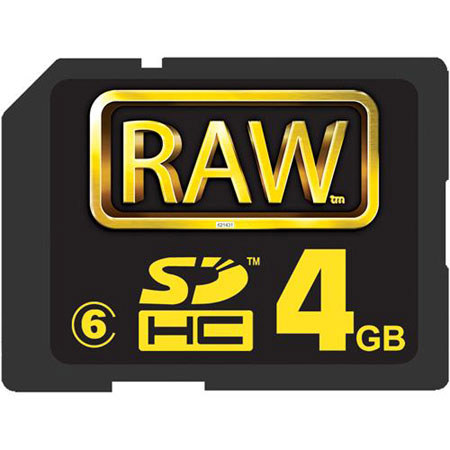 Hoodman Raw 4GB, Class 6, 150x High Speed Secure Card