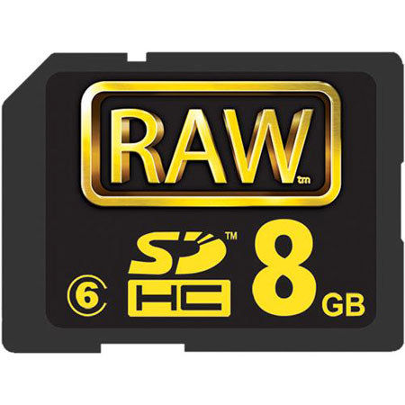 Hoodman Raw 8GB, 150x High Speed Secure Memory Card