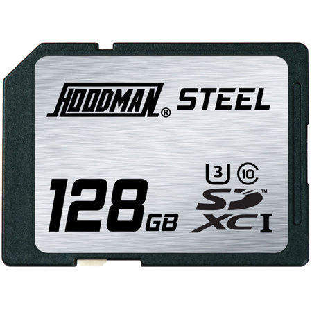 Hoodman 128GB Steel SDXC UHS-1 SDHC Memory Card