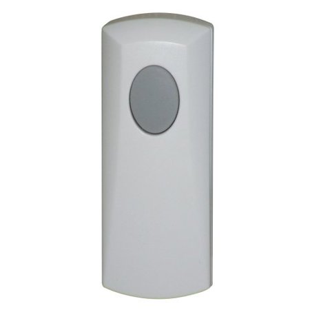 Honeywell Surface Mount 16 Code Wireless Bell Push Button for Door Chime, White