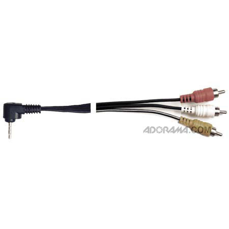 Hosa 3Ft Camcorder Cable, 3.5mm Mini Male - 3 RCA Male