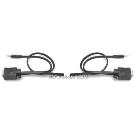 Hosa VGR305 5ft Audio/Visual Cable with VGA 15 Pin Male