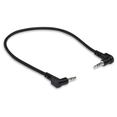 Hosa Technology Hosa Right-Angle 3.5mm to Right-Angle 3.5mm Stereo Cable, 3'