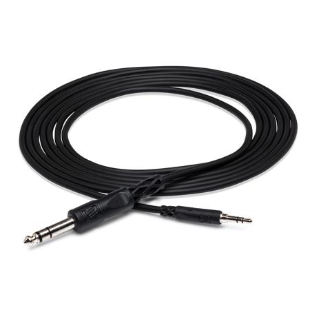 Hosa Technology Hosa Stereo Mini Male to Stereo 1/4" Male Cable, 5'