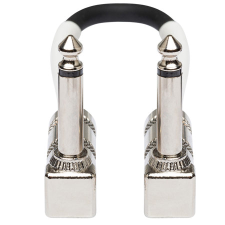 Hosa Professional 1/4" Right-Angle to 1/4" Right Angle Coupler, 6"