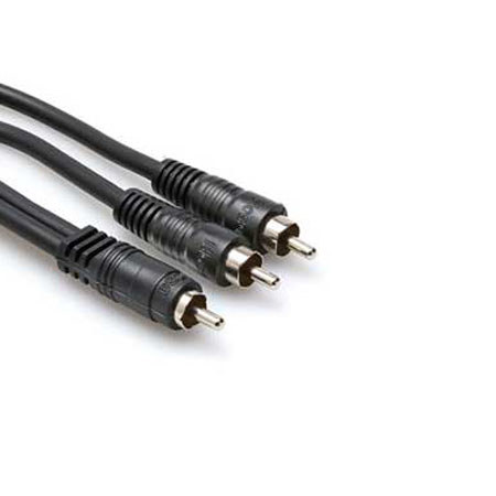 Hosa 10' RCA Male to Two RCA Male Y-Cable