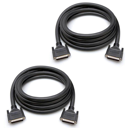 Hosa Technology Hosa 2x 3' Male DB-25 to Male DB-25 Balanced Snake Cable