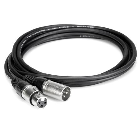 Hosa Technology 30' XLR3M to XLR3F 2x 24 AWG DMX512 Cable