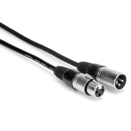 Hosa Technology 50' XLR3M to XLR3F 2x 24 AWG DMX512 Cable