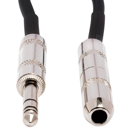 Hosa 6" Direct Out Cable Send / Return Jacks, 1/4" TRS Male to 1/4" TS Female