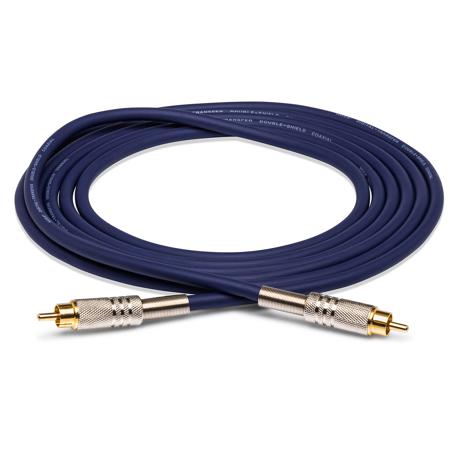 Hosa Technology 3.3 Ft. S/PDIF Spring Strain Relief RCA Male to RCA Male Cable with Gold Plated Connectors, 75 ohm.