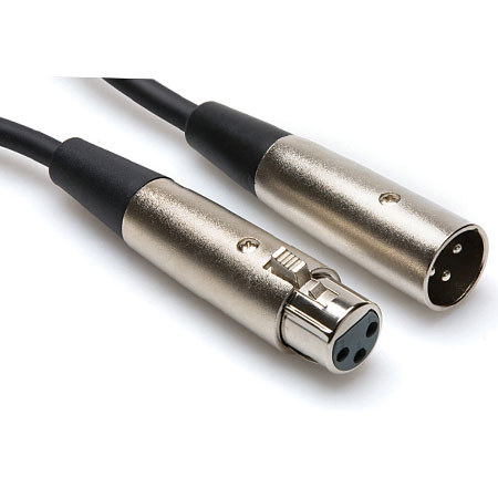 Hosa AES/EBU XLR Male to XLR Female Digital Audio Cable, 15'/4.57m