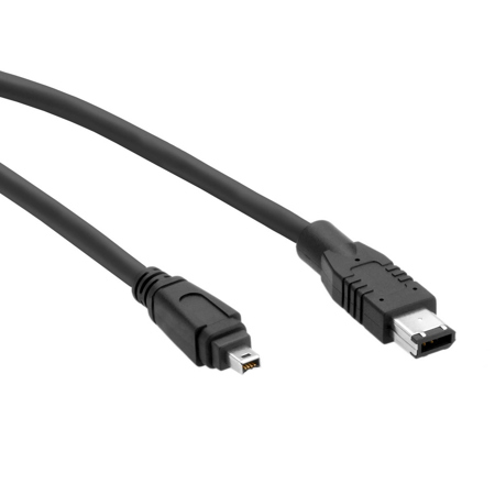 Hosa Technology Hosa 15ft FireWire 6 Pin to 4 Pin Computer DV Cable