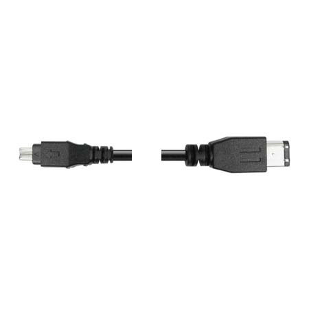 Hosa 6ft FireWire 6 Pin to 4 Pin Computer DV Cable