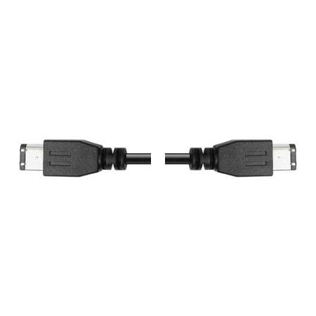 Hosa 1.5ft FireWire 6 Pin to 6 Pin Computer DV Cable
