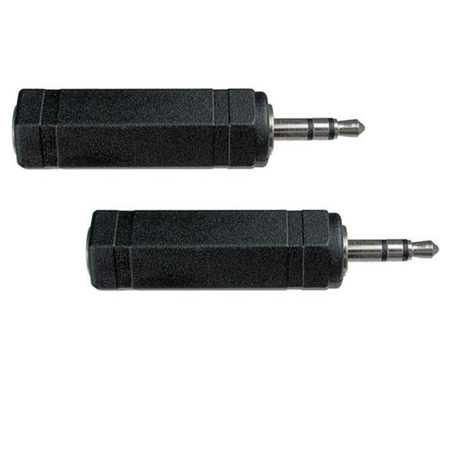 Hosa Technology 2x GMP-112 Analog Audio Adaptor 1/4" TRS to 3.5mm TRS