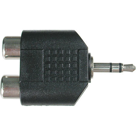 Hosa Technology Hosa GRM-193 Analog Audio Adaptor, Dual RCA - 3.5mm TRS
